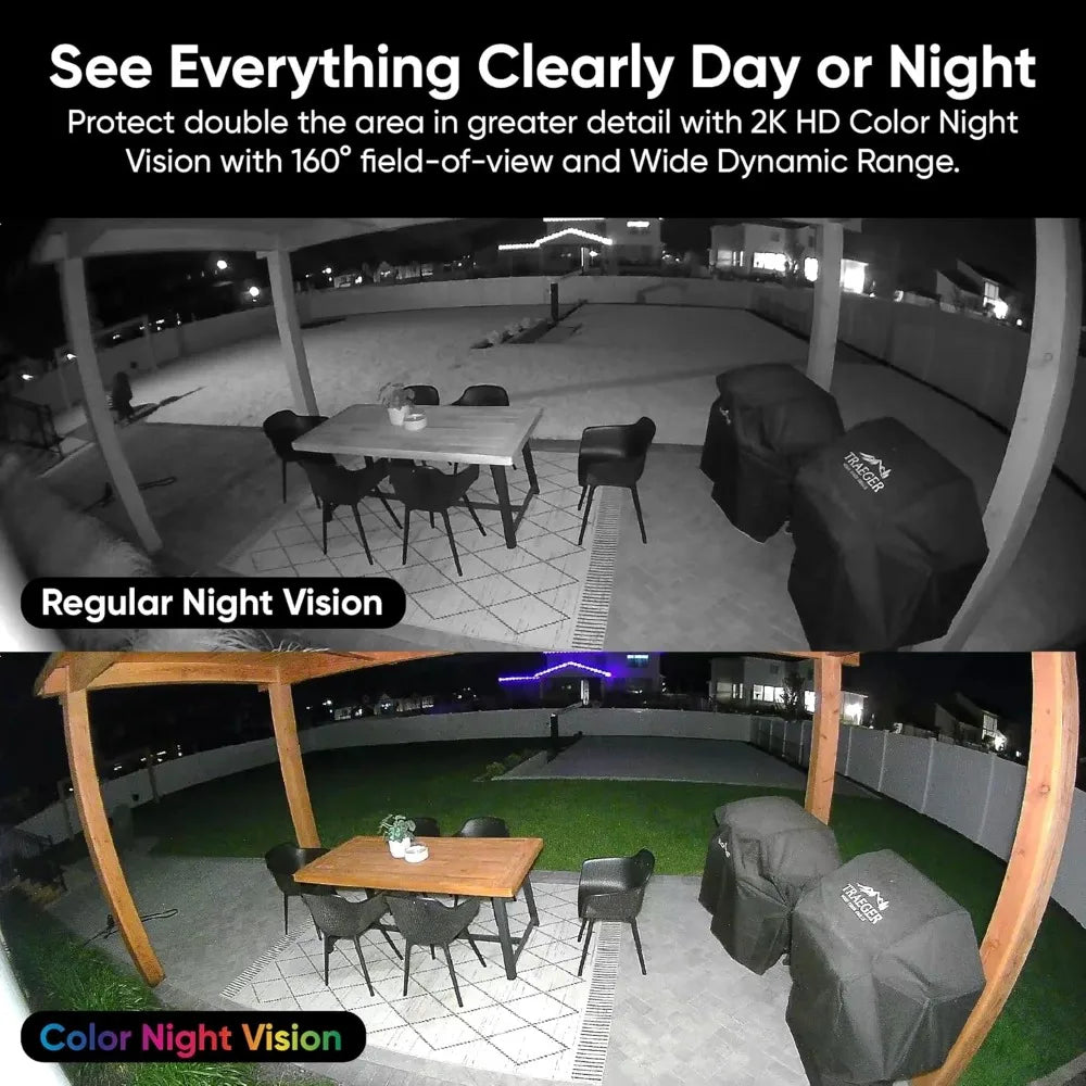 Bulb cam security camera with siren alarm