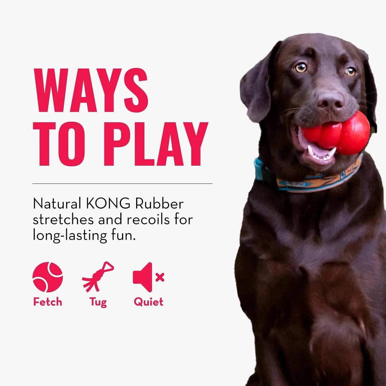 KONG Tug Toy - Dog Supplies for Tug of War -