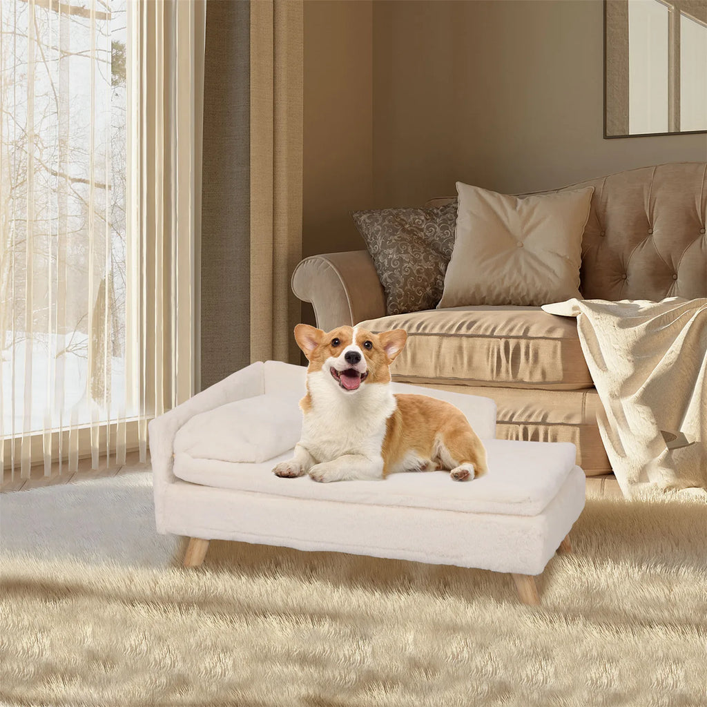 Nordic Elevated Pet Stool Bed, with Cozy Pad Waterproof Bed