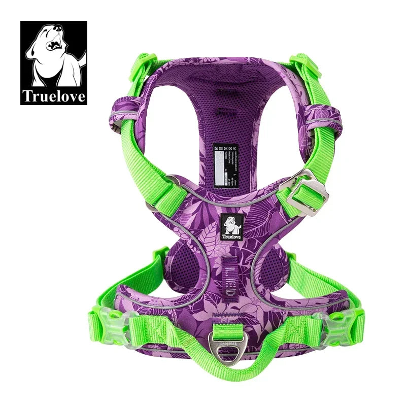Truelove Pet Explosion-proof Dog Harness Camouflage and Reflective