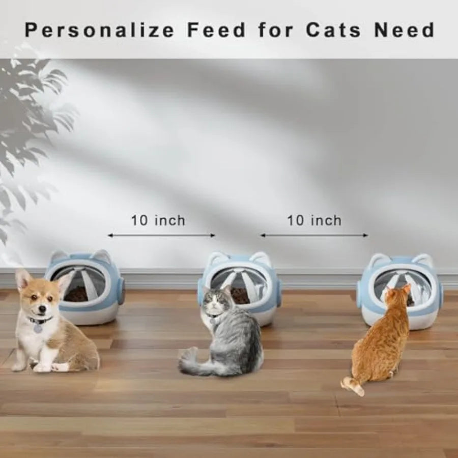 RFID Smart Pet Automatic Feeder with Dual Collar Tags