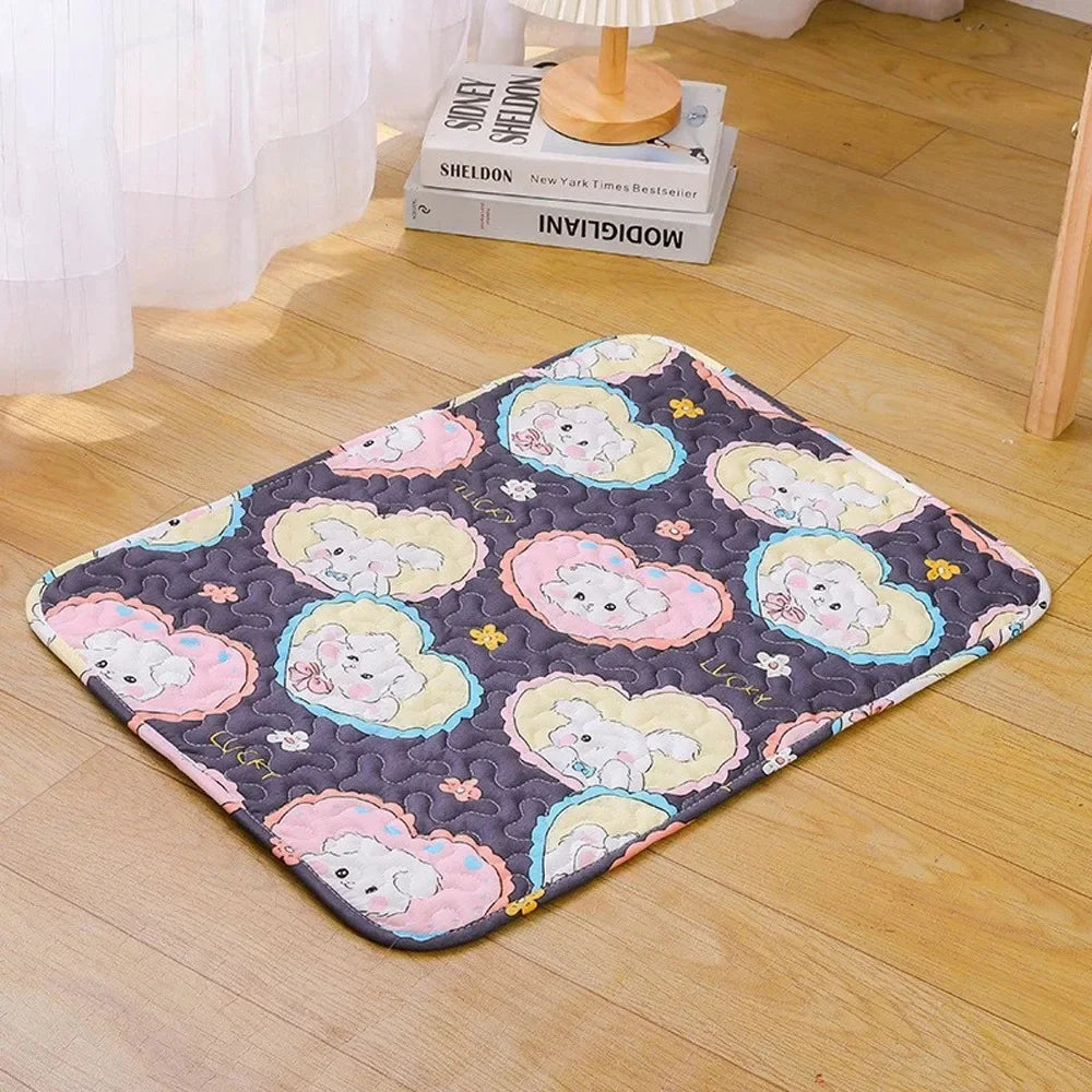 Summer Pet Mat, Cooling Ice Blanket, Breathable Mat