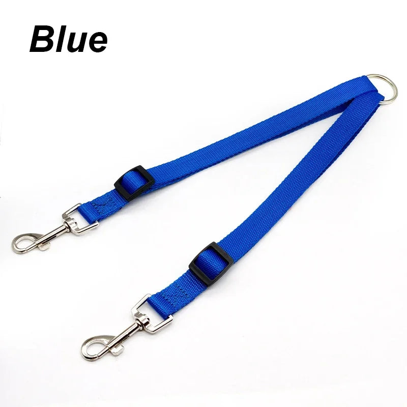 Two in One Double Twin Dual Coupler Dog Leash
