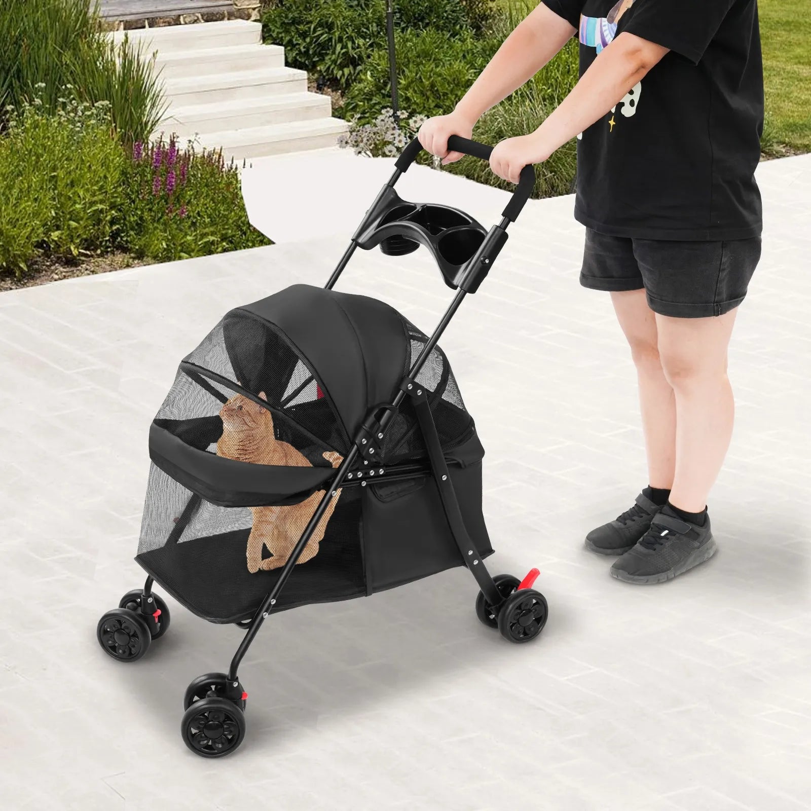 Lightweight, Foldable Pet Stroller