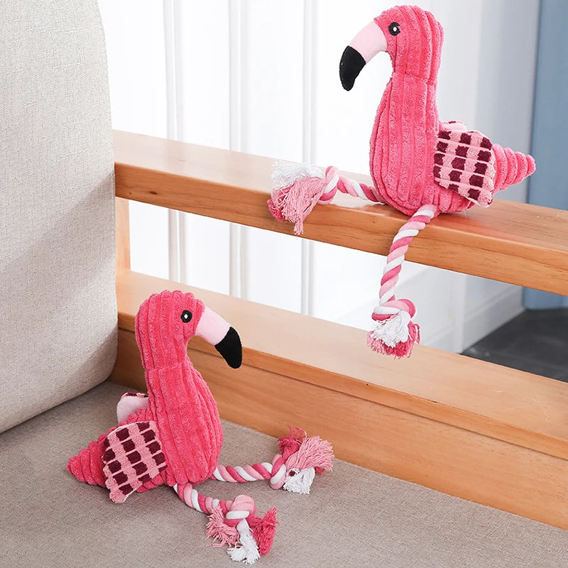 Plush Animal Shape Squeaky Dog Toy