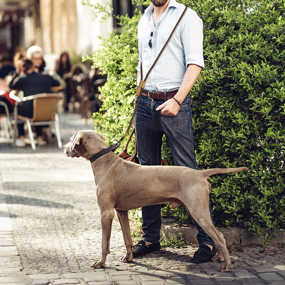 1.8M Large Dog Leash Waist Chain Traction Leash F
