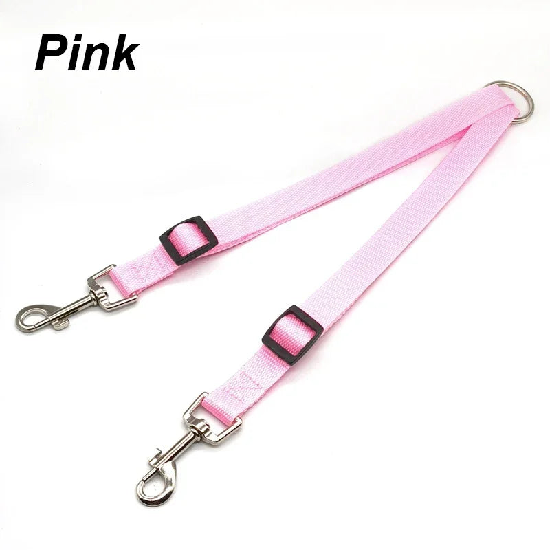 Two in One Double Twin Dual Coupler Dog Leash