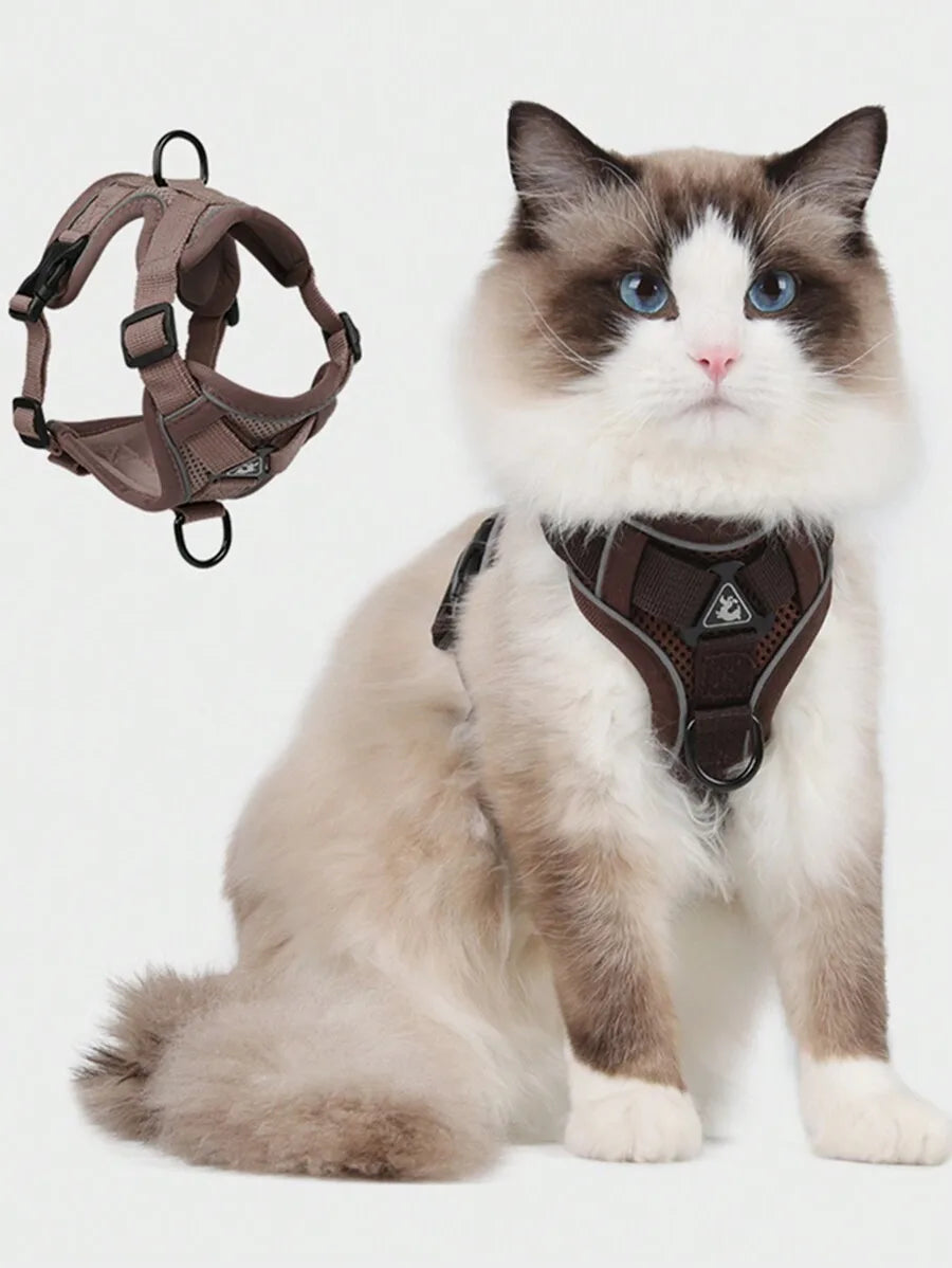 Reflective Pet Harness And Leash Set,