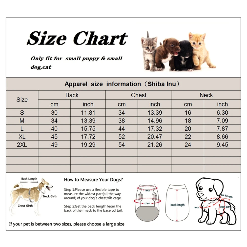Cute Warm Dog/Cat  Sweater with Heart Pattern