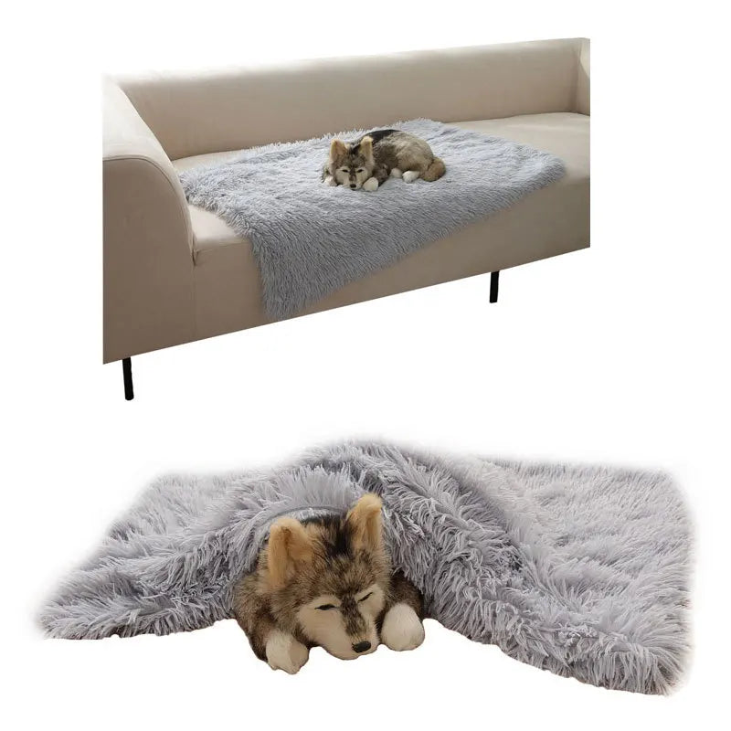 Soft Pet Blanket Washable, Long Plush Dogs Blankets