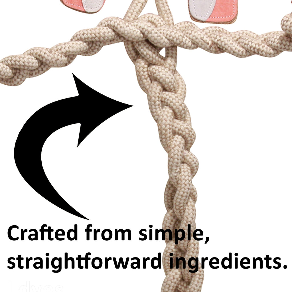 Bitsy Bunny Natural Rope Knottie® Dog Toy