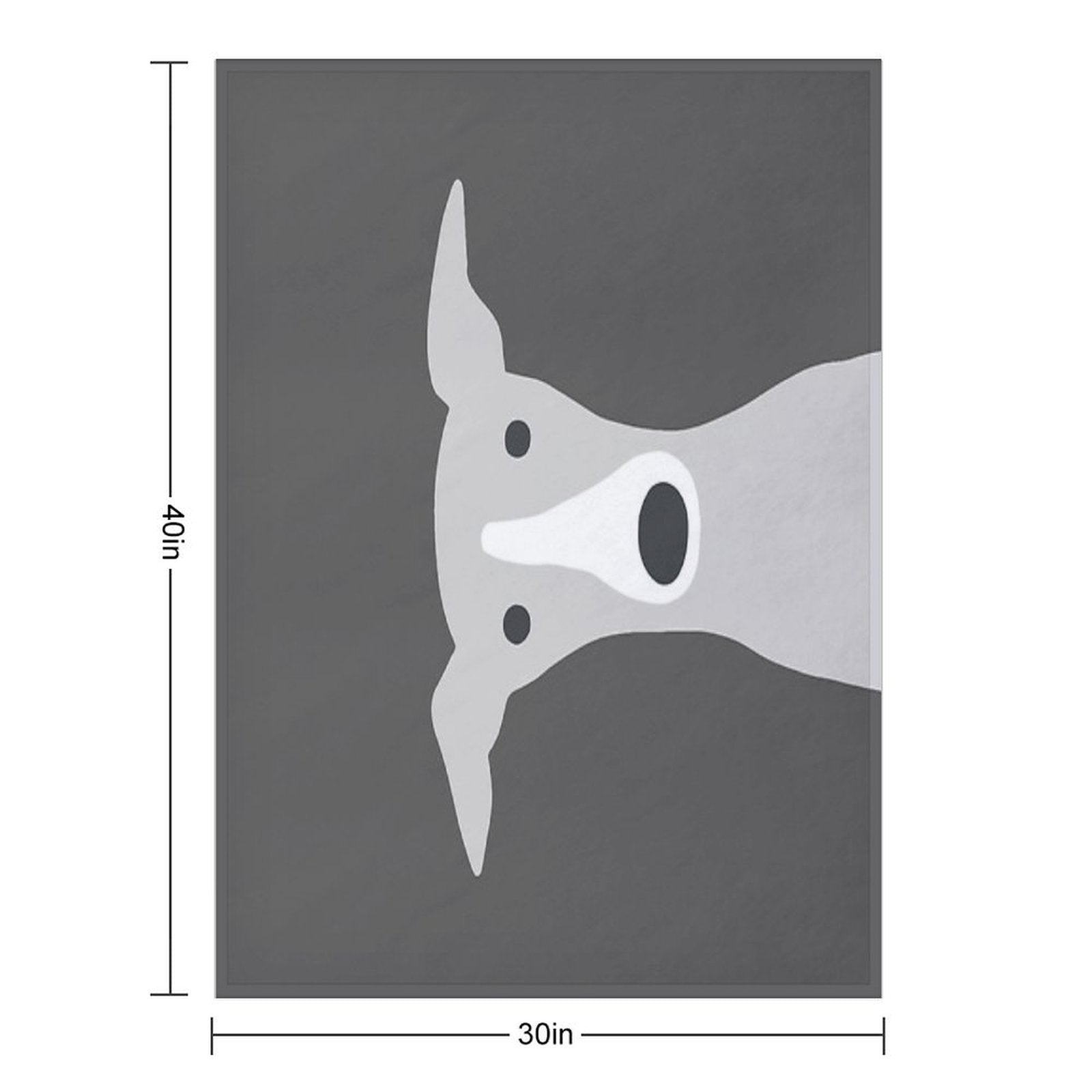 Greyhound  Italian Greyhound  Cute Whippet Dog Throw Blanket