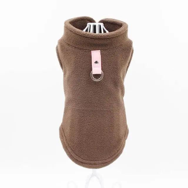 Blank Dog Vest Soft Fleece Clothes For Small Dogs