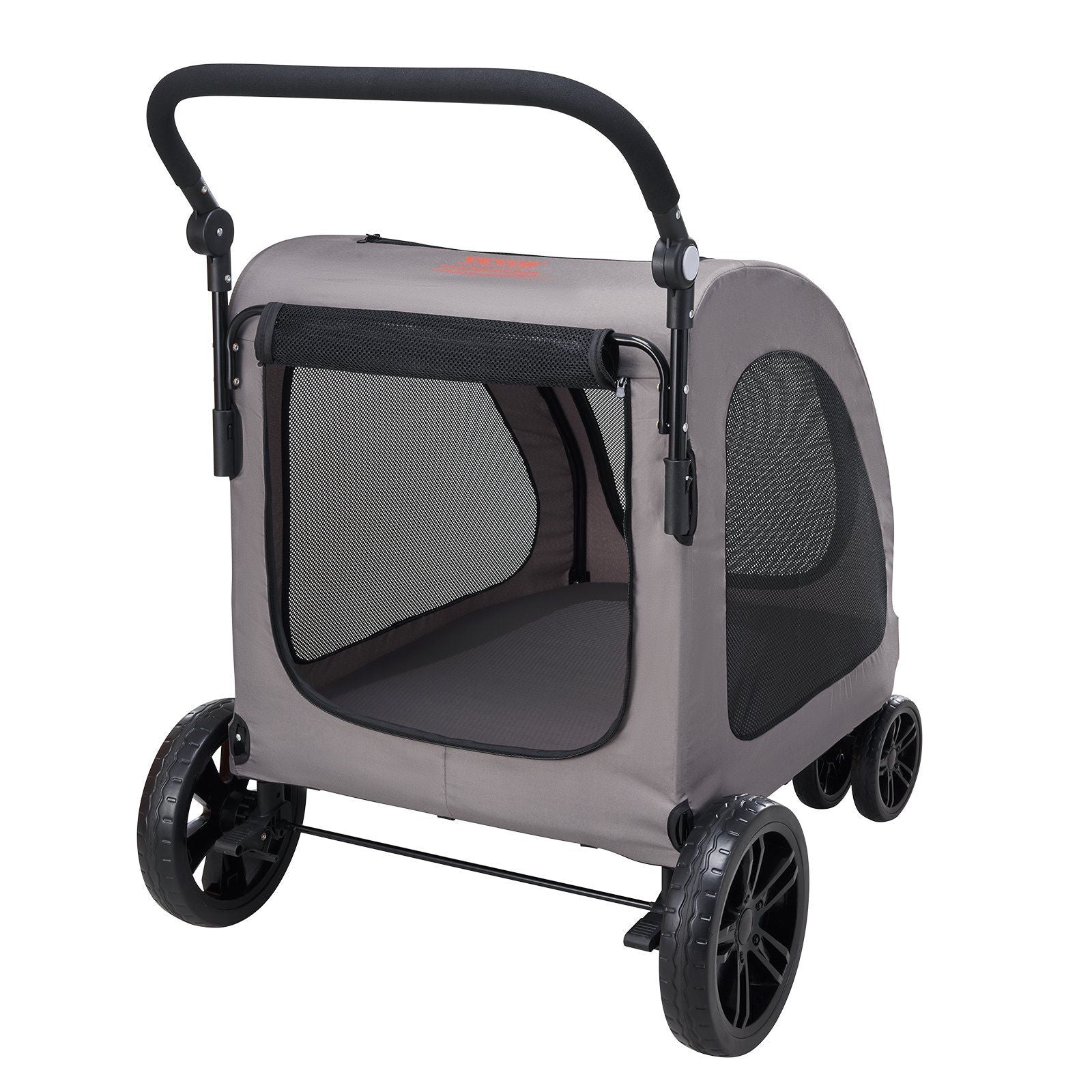 4-Wheels Dog Stroller  160lbs Weight Capacity