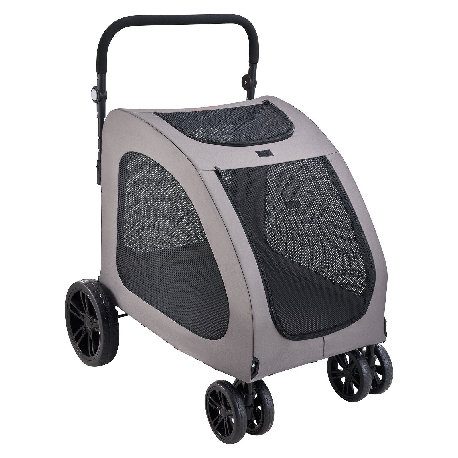 4-Wheels Dog Stroller  160lbs Weight Capacity