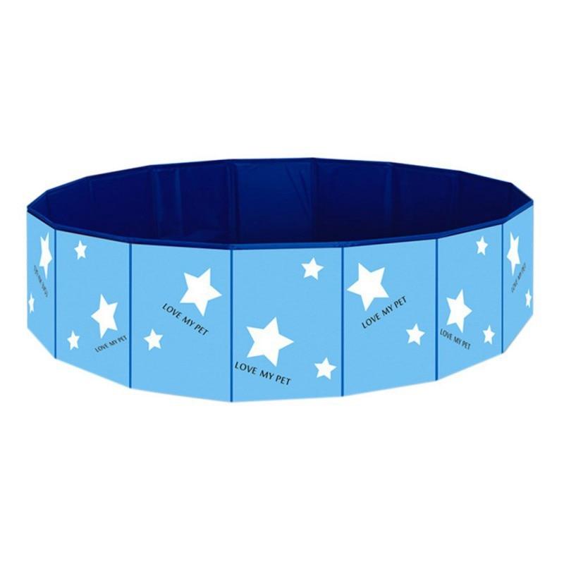 Foldable Dog Pool Portable Swimming Pool for Dogs Pet Pool Bathing Tub Toy Storage Large Shower Basin for Indoor Outdoor Portable Dog Pool PVC Pet Pool Leakproof Foldable Dog Bath Indoor And Outdoor Pool Dog