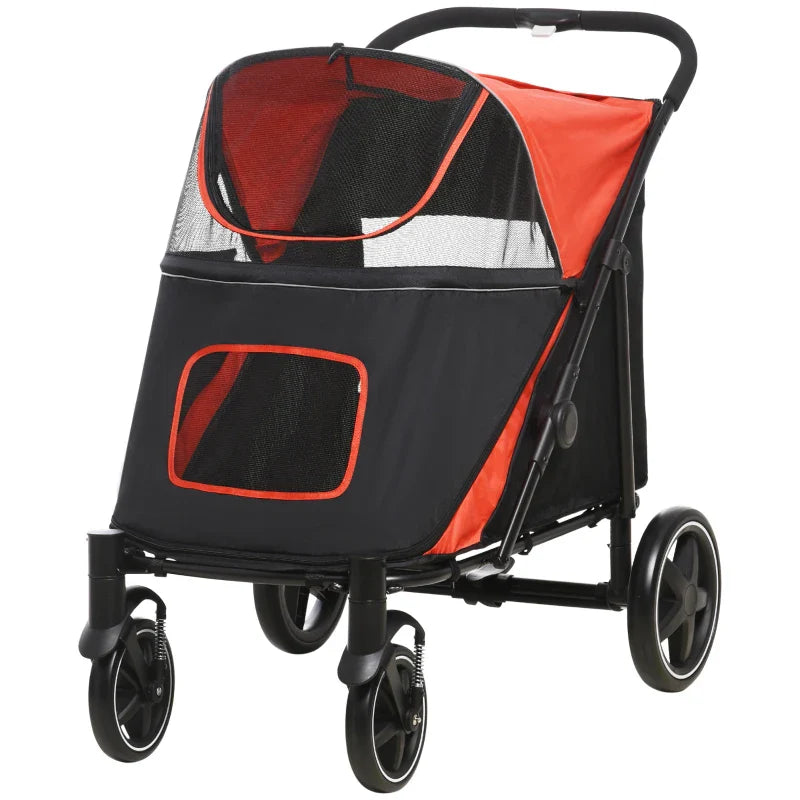 One-Click Foldable Stroller  with Storage