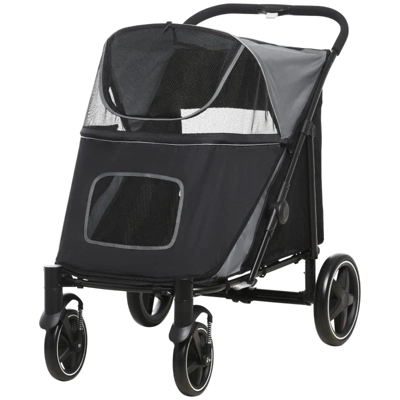 One-Click Foldable Stroller  with Storage