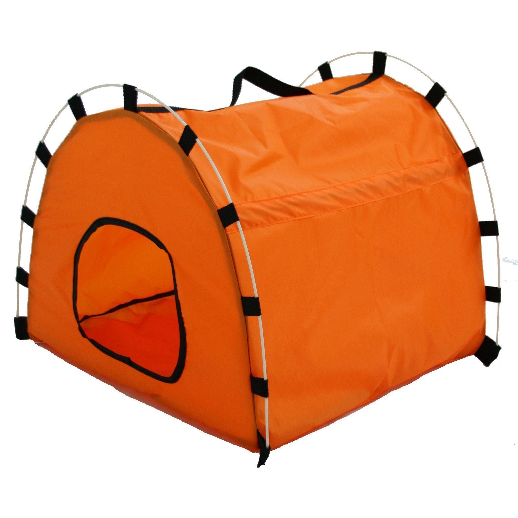 Pet Life ® 'Skeletal Outdoor' Travel Camping Wire-Folding Collapsible Pet Dog Crate