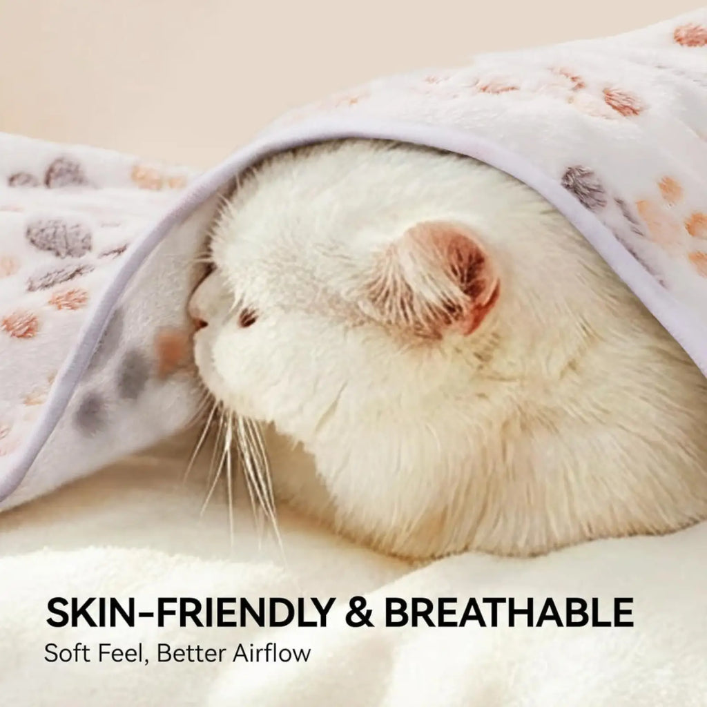Soft Fleece Pet Blankets 3 Pack Fluffy Dog Throws