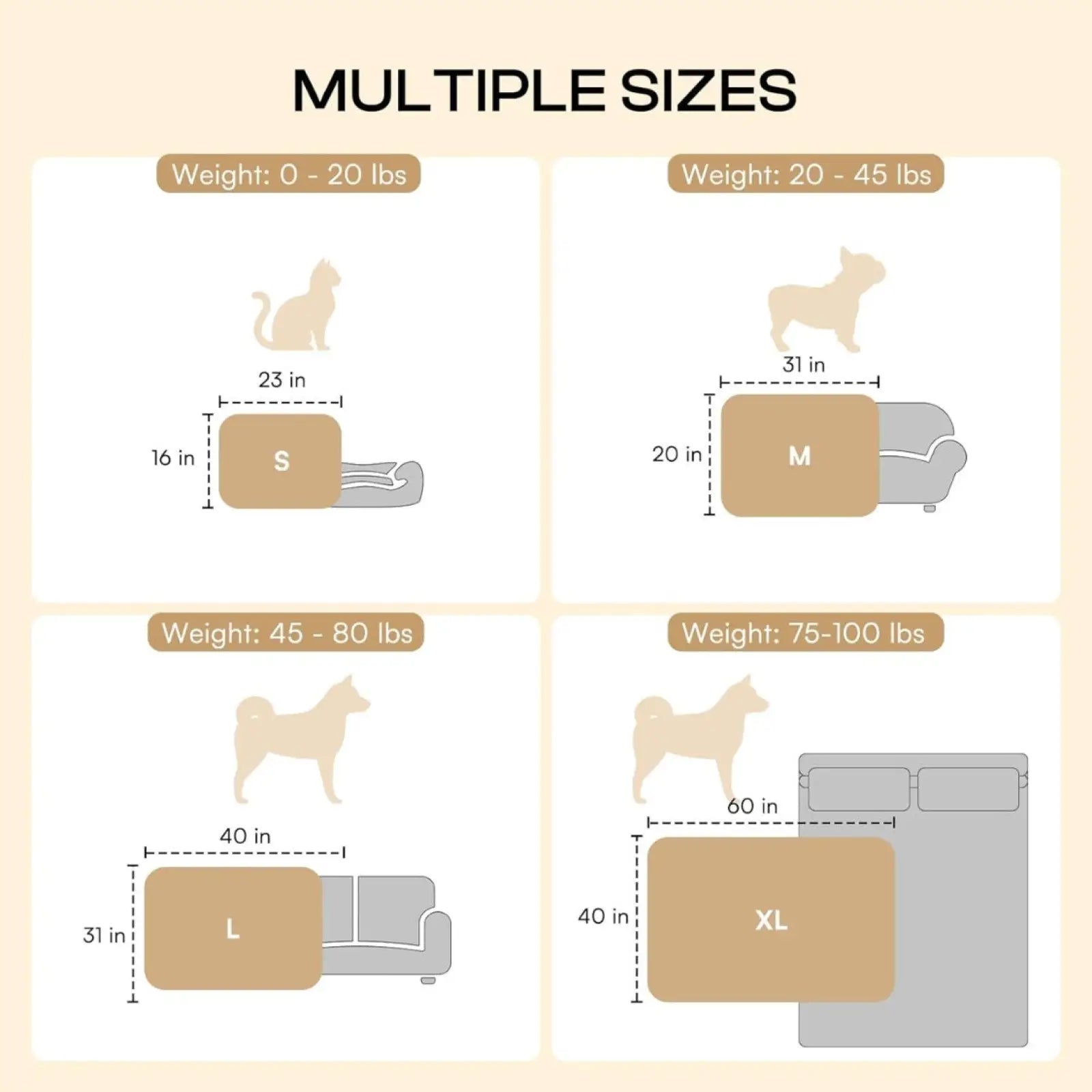 Soft Fleece Pet Blankets 3 Pack Fluffy Dog Throws