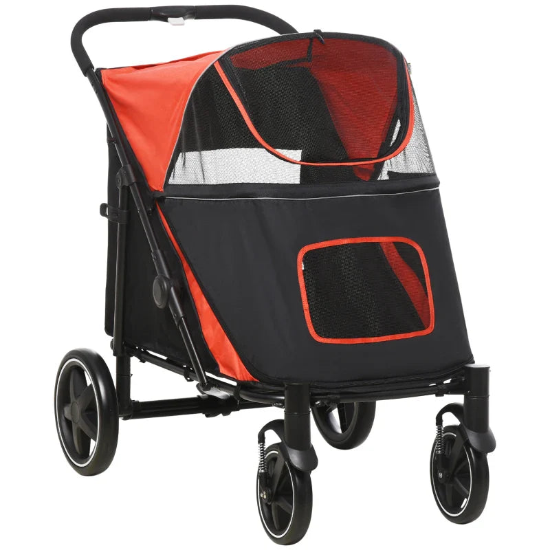One-Click Foldable Stroller  with Storage
